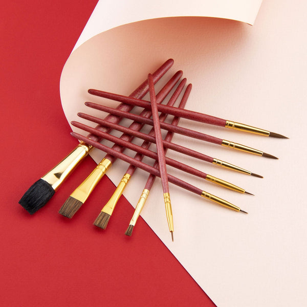 Royal And Langnickel RSET-9152 | 10pc Camel Hair Variety Brush Set