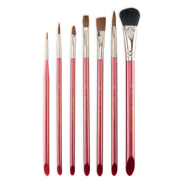 Royal And Langnickel RSET-9192 | 7pc Watercolor Variety Brush Set