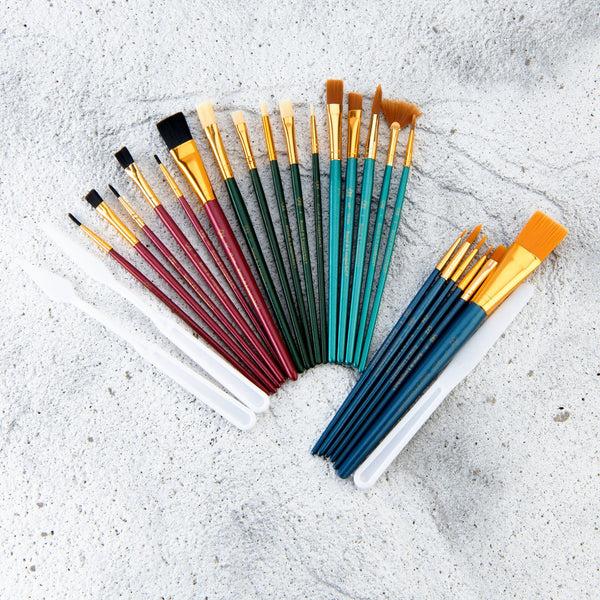 Royal And Langnickel RSET-9259 | All Media 25pc Combo Variety Artist Brush Set