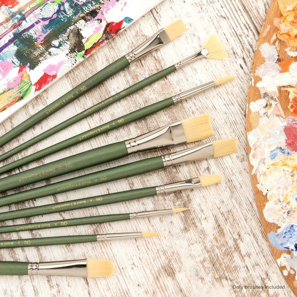 Royal And Langnickel RSET-9261 | 10pc Natural Bristle Variety Brush Set