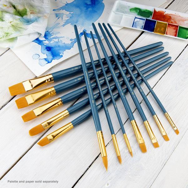 Royal And Langnickel RSET-9313 | 12pc LONG HANDLE GOLD TAKLON