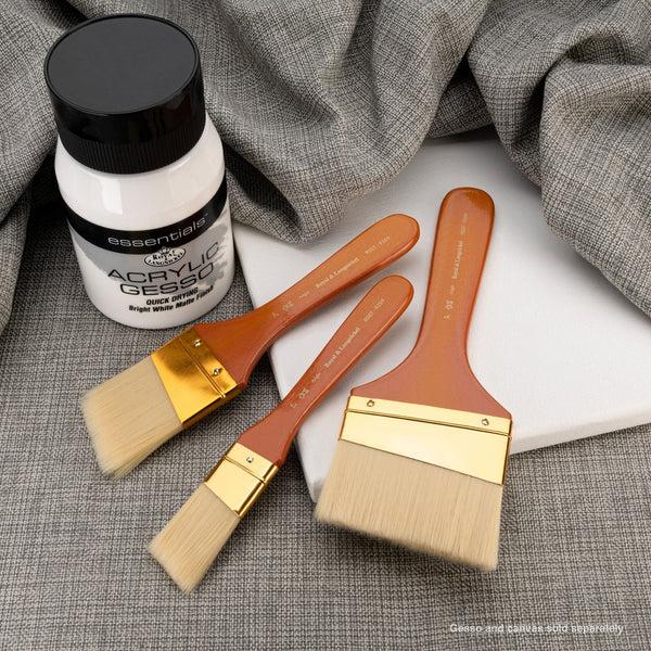 Royal And Langnickel RSET-9359 | 3pc Firm Bone Taklon Large Area Angular Brush Set