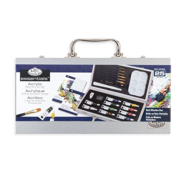 royal and langnickel RSET-ACR3000 | Essentials™ 25pc Acrylic Painting Travel Art Set