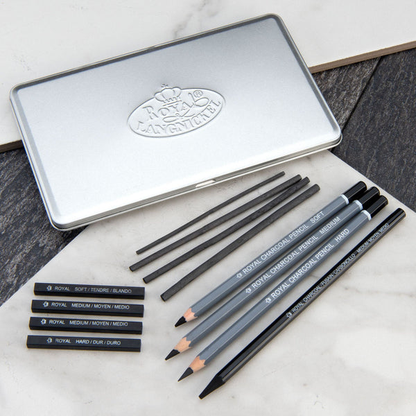 Royal And Langnickel RSET-ART2503 | Charcoal Sketching Art Set - 13pc