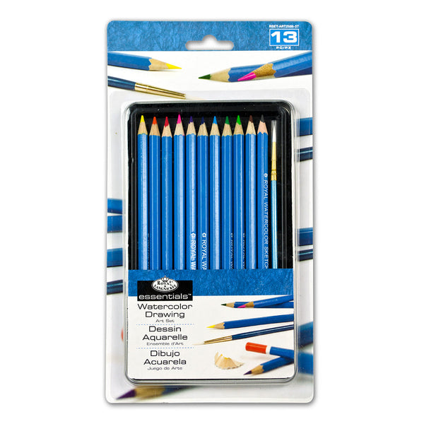 royal and langnickel RSET-ART2505 | Watercolor Pencil Art Set - 13pc