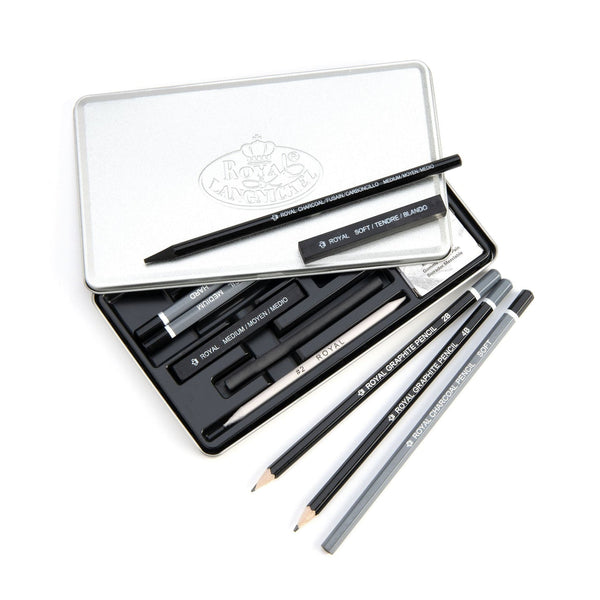 Royal And Langnickel RSET-ART2508 | Charcoal Small Tin