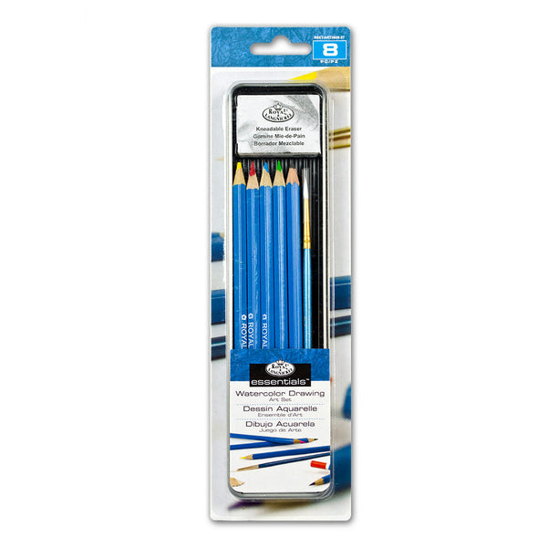 royal and langnickel RSET-ART2608 | Watercolor Drawing Set - 8pc