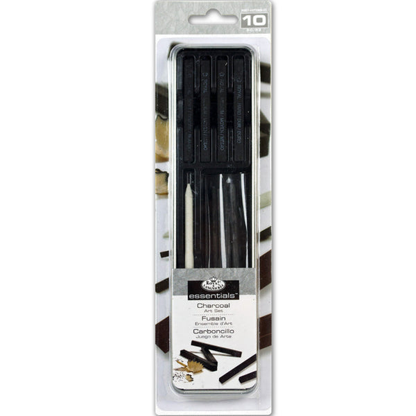 royal and langnickel RSET-ART2609 | Essentials™ Mini Artist 10pc Charcoal Art Set