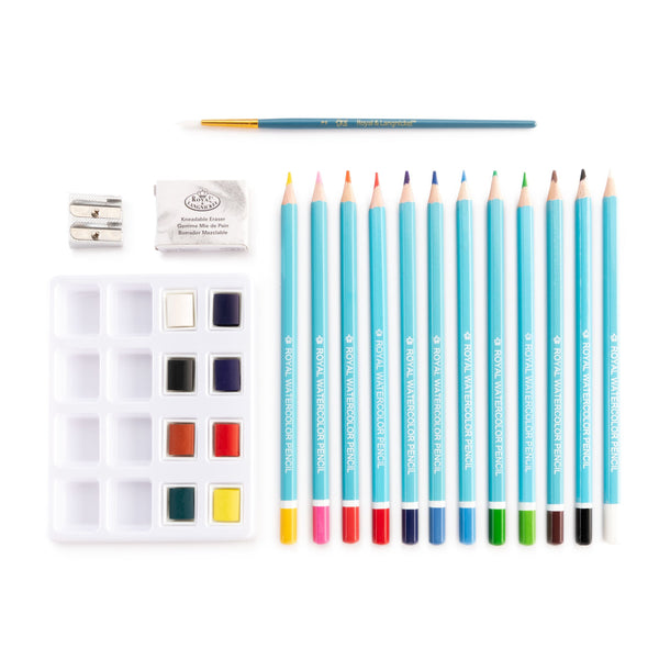 Royal And Langnickel RSET-ART2709 | Watercolor Drawing Art Set - 25pc