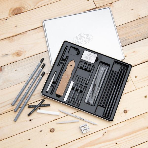 Royal And Langnickel RSET-ART2711 | Charcoal Drawing Art Set - 25pc