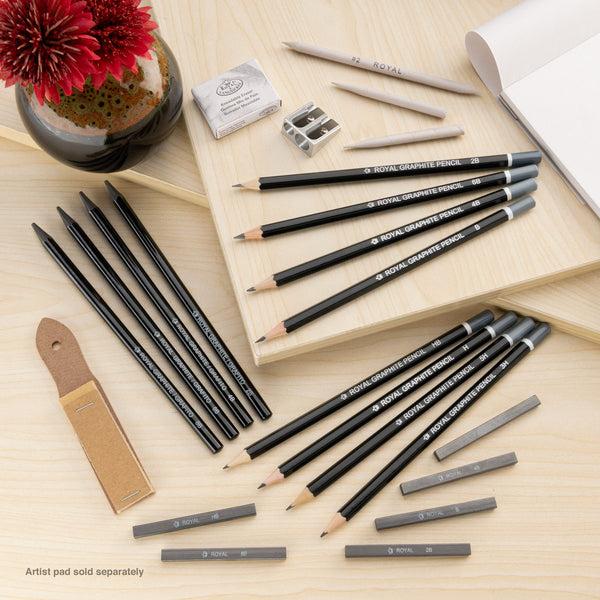Royal And Langnickel RSET-ART2712 | Graphite Sketching Art Set - 25pc