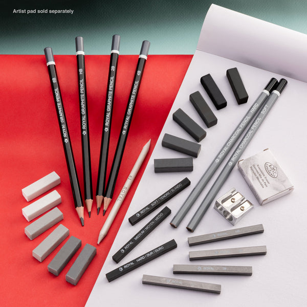 Royal And Langnickel RSET-ART2713 | Pastel Sketching Art Set - 25pc