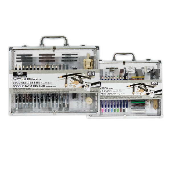 royal and langnickel RSET-ART2902 | Sketch & Draw Art Set - 61pc