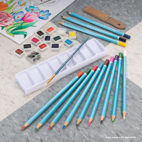 Royal And Langnickel RSET-ART3106 | Watercolor Drawing Small Clear Art Set - 29pc