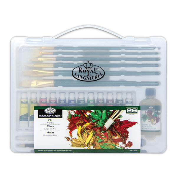royal and langnickel RSET-ART3201 | Oil Large Clear Art Set - 26pc