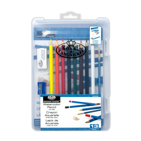 royal and langnickel RSET-ART3401 | Watercolor Pencil Art Set - 13pc
