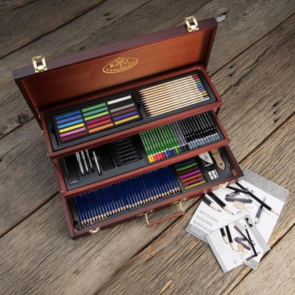 Royal And Langnickel RSET-ART8100 | Essentials™ 134pc Sketching & Drawing Box Art Set