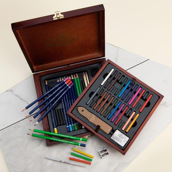 Royal And Langnickel RSET-DRAW1600 | Essentials™ 49pc Drawing Travel Art Set