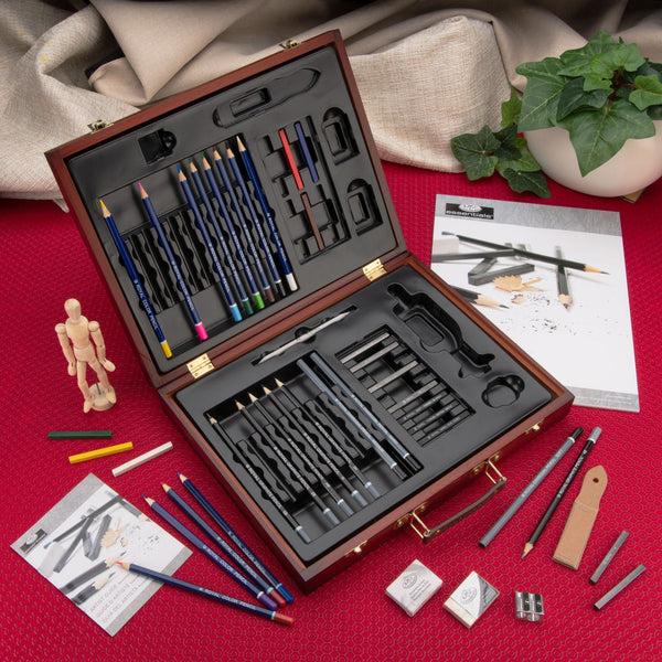 Royal And Langnickel RSET-DS2030 | Essentials™ 45pc Sketching & Drawing Travel Art Set