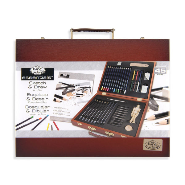 royal and langnickel RSET-DS2030 | Essentials™ 45pc Sketching & Drawing Travel Art Set