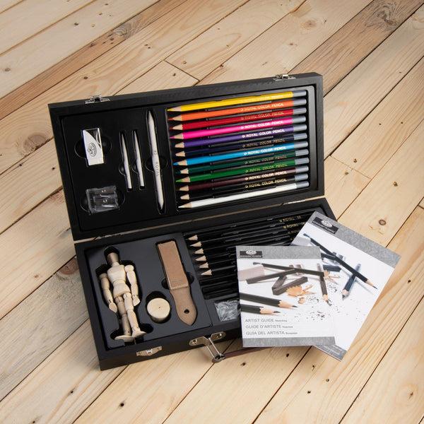 Royal And Langnickel RSET-DS3000 | Essentials™ 32pc Sketching & Drawing Travel Art Set