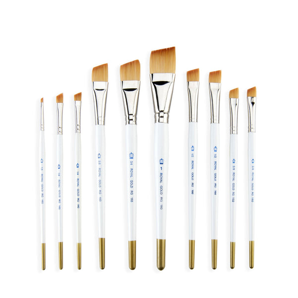 Royal And Langnickel RSET-GTA | Royal Gold™ 10pc Angular Brush Set