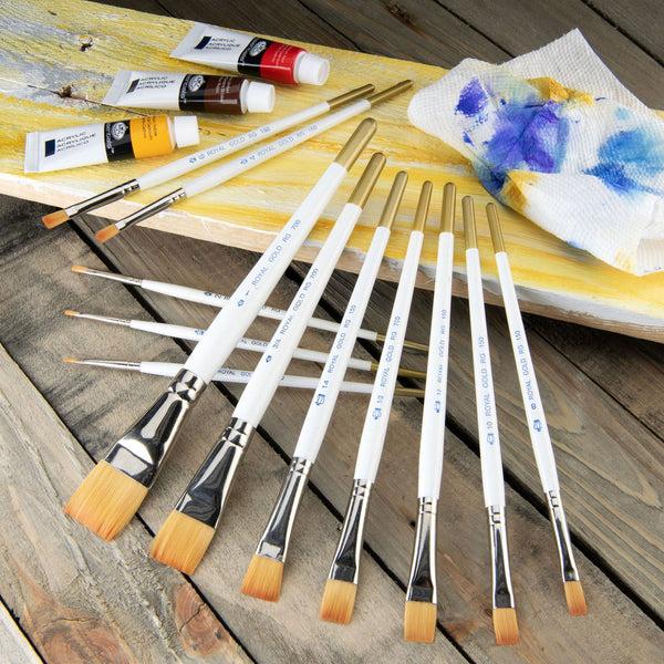 Royal And Langnickel RSET-GTS | Royal Gold™ 12pc Shader/Wash Brush Set