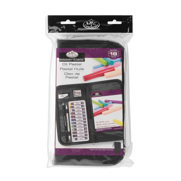 royal and langnickel RSET-KCOPS | Essentials™ 18pc Oil Pastel Keep N' Carry Travel Art Set