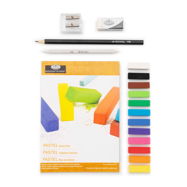 Royal And Langnickel RSET-KCSP | Essentials™ 18pc Soft Pastel Keep N' Carry Travel Art Set