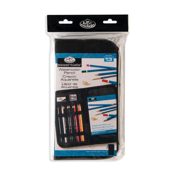 royal and langnickel RSET-KCWPS | Essentials™ 13pc Watercolor Pencil Keep N' Carry Art Set
