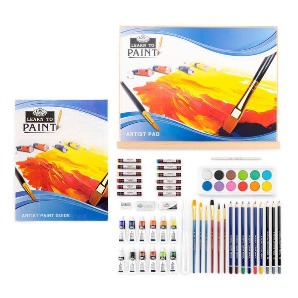 Royal And Langnickel RSET-LT101 | Learn To Paint Set - 59pc
