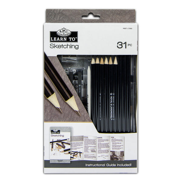 royal and langnickel RSET-LT252 | Learn To™ 31pc Sketching Art Set