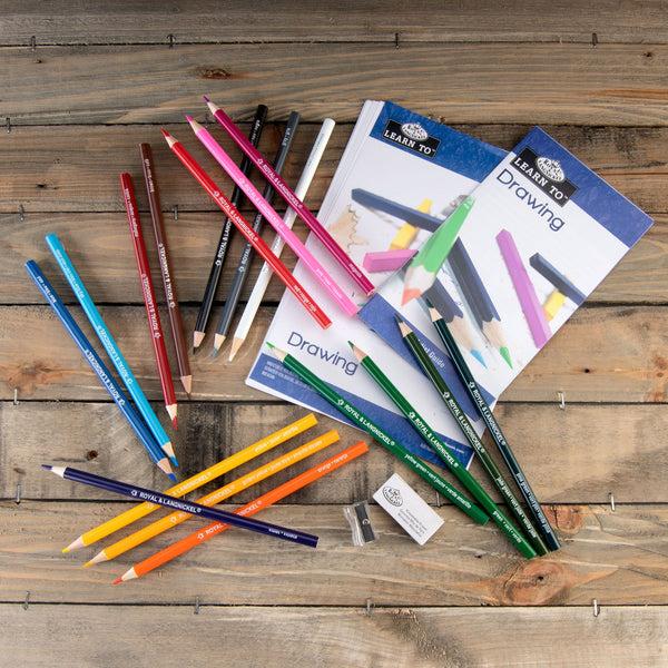 Royal And Langnickel RSET-LT253 | Learn To™ 33pc Drawing Art Set