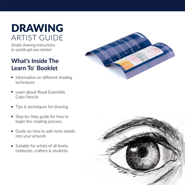 Royal And Langnickel RSET-LT253 | Learn To™ 33pc Drawing Art Set