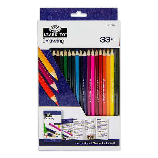 royal and langnickel RSET-LT253 | Learn To™ 33pc Drawing Art Set