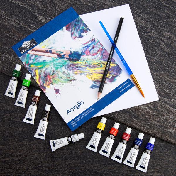 Royal And Langnickel RSET-LT254 | Learn To™ 23pc Acrylic Art Set
