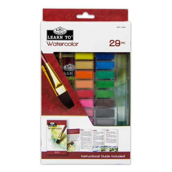 royal and langnickel RSET-LT258 | Learn To™ 29pc Watercolor Cake Art Set