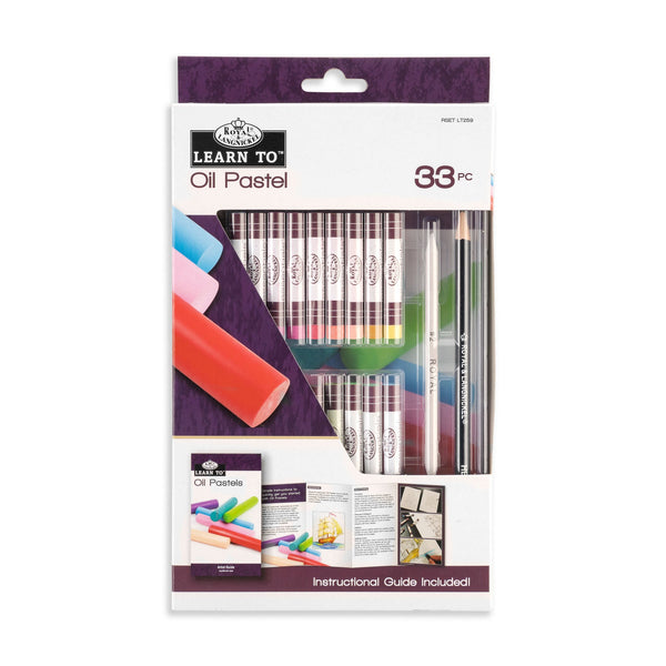 royal and langnickel RSET-LT259 | Learn To™ 33pc Oil Pastel Art Set