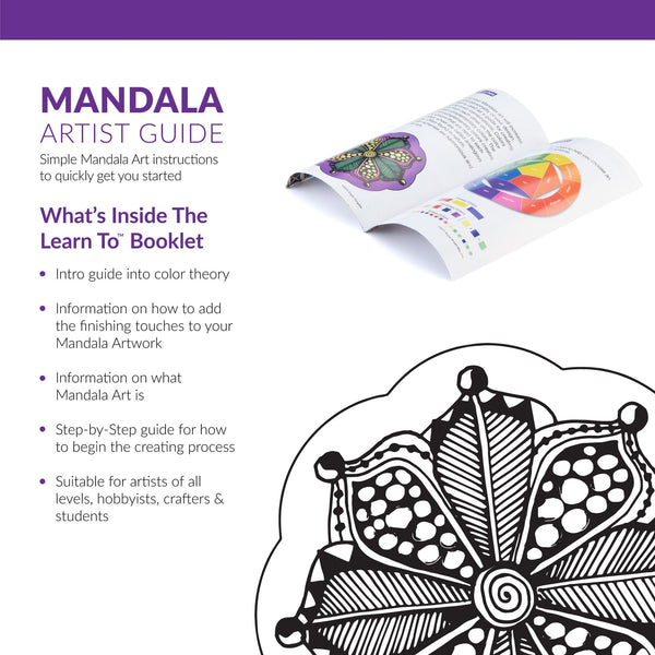 Royal And Langnickel RSET-LT260 | Learn To™ 22pc Mandala Art Set