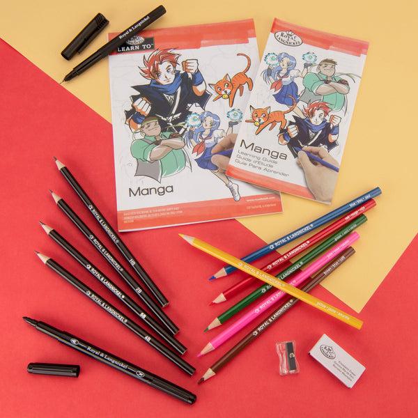 Royal And Langnickel RSET-LT262 | Learn To™ 25pc Manga Art Set