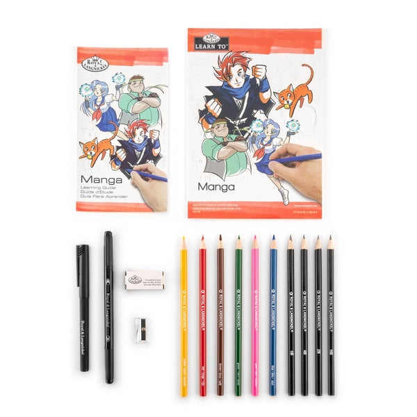 Royal And Langnickel RSET-LT262 | Learn To™ 25pc Manga Art Set