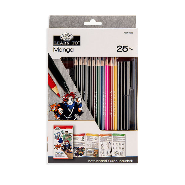 royal and langnickel RSET-LT262 | Learn To™ 25pc Manga Art Set