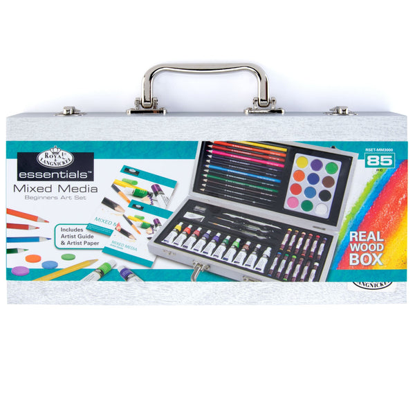 royal and langnickel RSET-MM3000 | Royal & Langnickel Essentials 85pc Mixed Media Beginners Travel Art Set