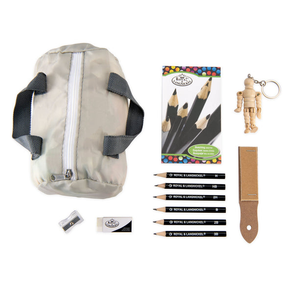 Royal And Langnickel RSET-MS102 | Mini Sketching 12pc Art Set