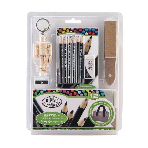 royal and langnickel RSET-MS102 | Mini Sketching 12pc Art Set