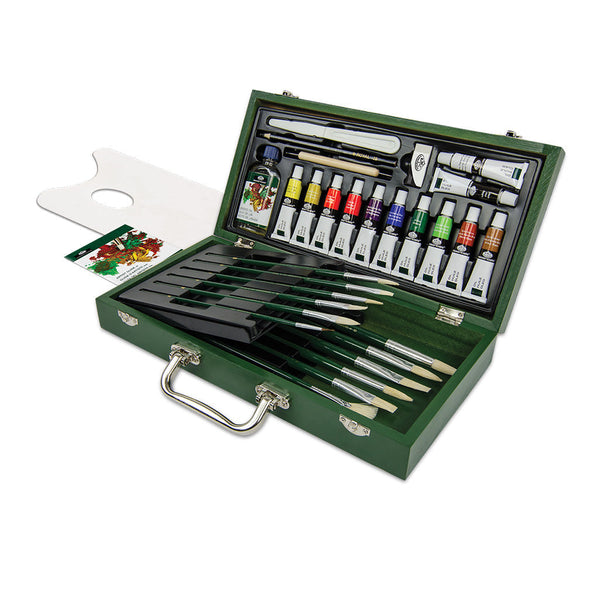 Royal And Langnickel RSET-OIL2000 | Essentials™ 33pc Oil Painting Travel Art Set