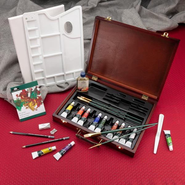 Royal And Langnickel RSET-OIL2030 | Essentials™ 26pc Oil Painting Travel Art Set