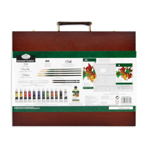Royal And Langnickel RSET-OIL2030 | Essentials™ 26pc Oil Painting Travel Art Set