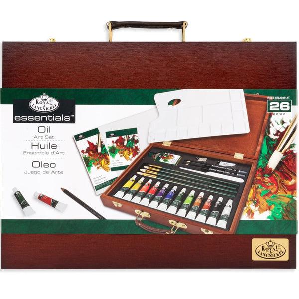royal and langnickel RSET-OIL2030 | Essentials™ 26pc Oil Painting Travel Art Set