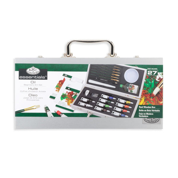 royal and langnickel RSET-OIL3000 | Essentials™ 27pc Oil Painting Travel Art Set